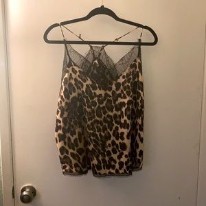 Leopard print blouse
